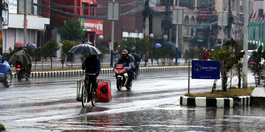 आजको मौसमः सातै प्रदेशमा मध्यम बर्षा हुने