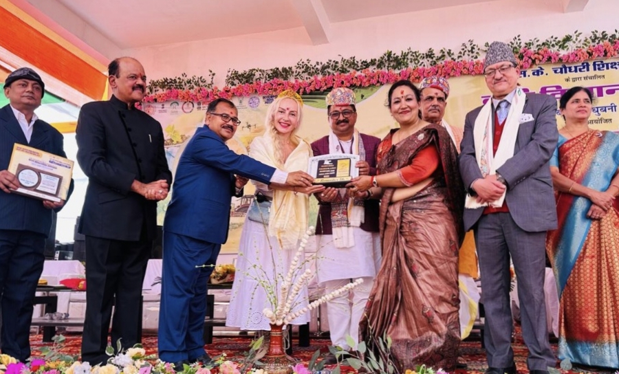 सामाजिक अभियन्ता राधा मताङ्गीलाई भारतमा अन्तर्राष्ट्रिय अवार्ड