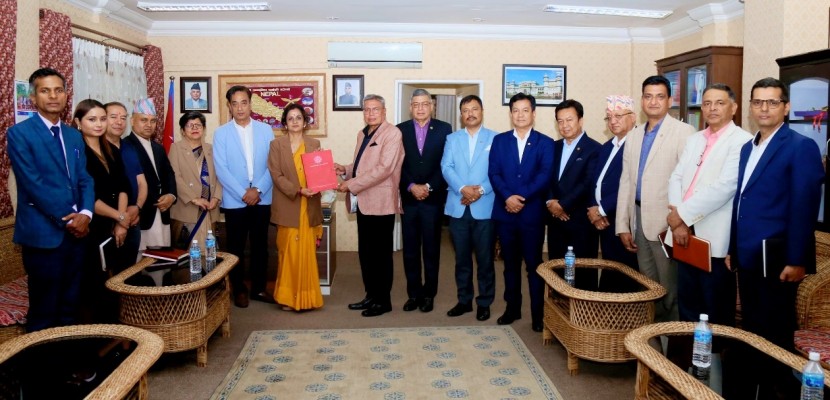 नेपाल चेम्बरद्वारा उद्योगमन्त्रीलाई सुझाव : एमआरपी कार्यान्वयनमा व्यावहारिकता अपनाउन जोड