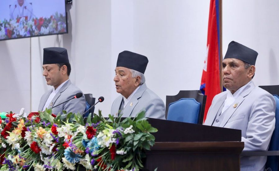 संविधानको भावना र जनचाहनाबमोजिम काम गर्न राष्ट्रपतिको आग्रह