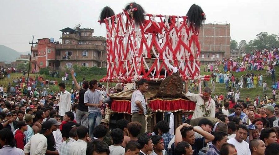 पच्चीस सय वर्ष पुरानो चण्डेश्वरी जात्राः देवताको रक्षार्थ खुसीयालीको पर्व