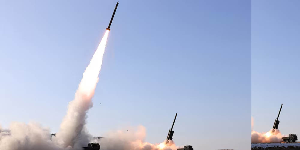 उत्तर कोरियाको क्लस्टर क्षेप्यास्त्र परीक्षण