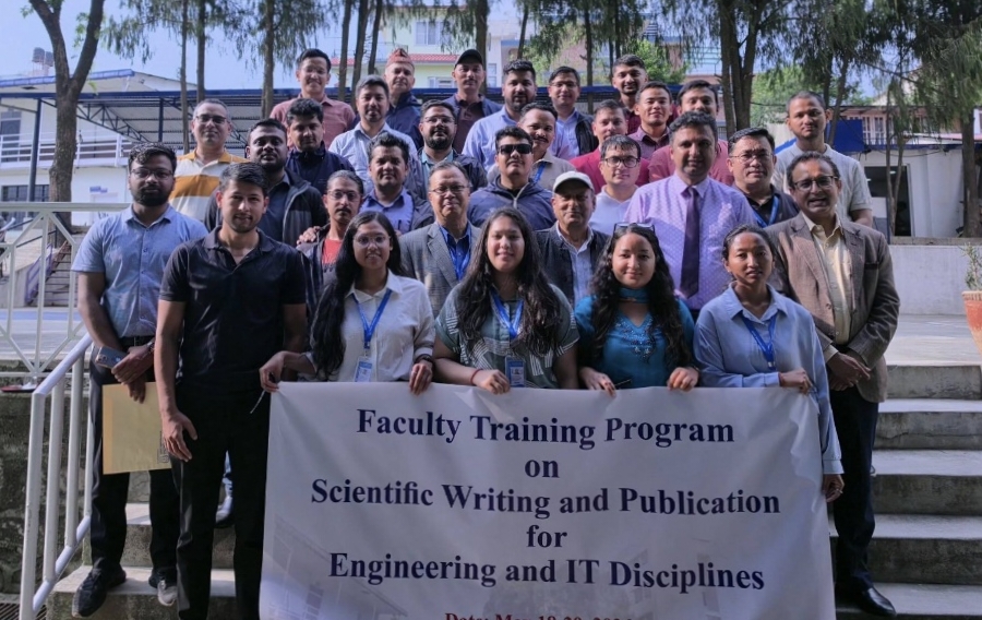 ललितपुर सानेपा स्थित एभरेष्ट इन्जिनियरिङ कलेजमा तीन दिने शोध लेखन तालिम सम्पन्न