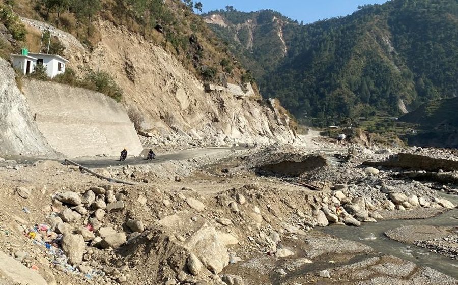 खुल्ने बित्तिकै बन्द भयो बिपी राजमार्ग