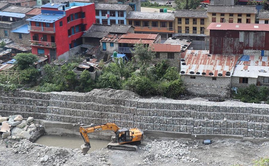 मङ्गलाघाटमा बस्ती संरक्षण योजना कार्यान्वयमा