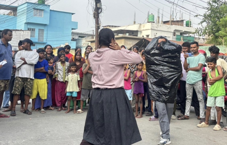 वातावरण दिवसको अवसरमा बाँकेमा सचेतनामुलक सडक नाटक