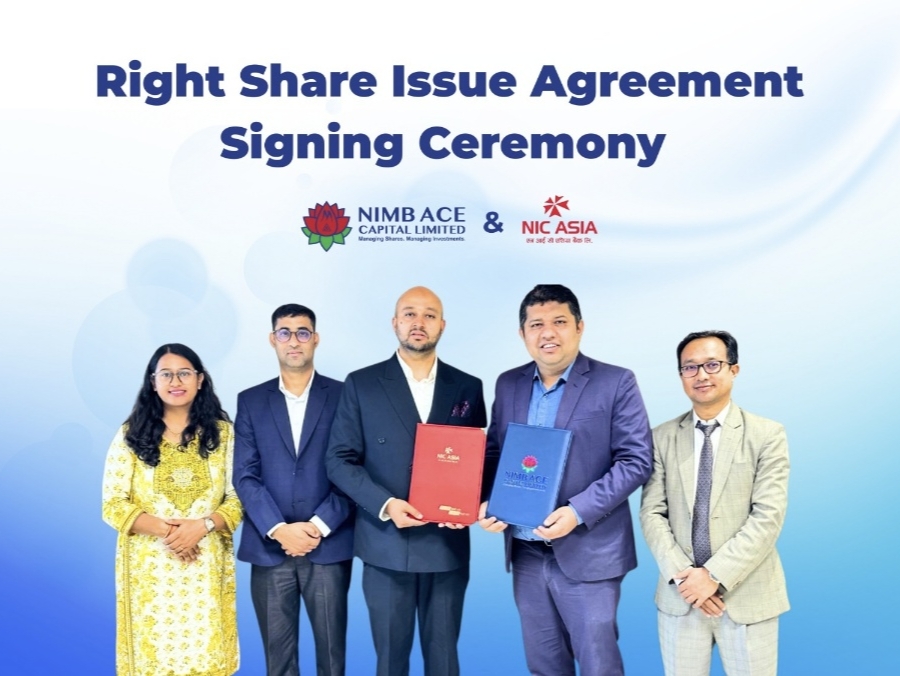 NIC ASIA Bank Limited Appoints NIMB ACE Capital Limited as Issue and Sales Manager for Rights Share Issuance