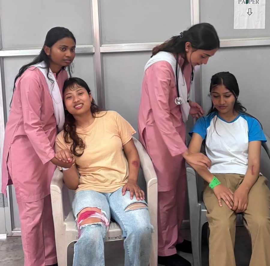 नेपाल मेडिकल कलेजका विएस्सी नर्सिङ विद्यार्थीहरूलाई ‘सिमुलेसन अन ट्रायेज म्यानेजमेन्ट’ प्रशिक्षण