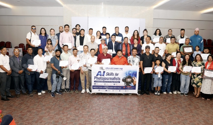 एनएफपिजे नेपालद्वारा ‘फोटो पत्रकारका लागि कृत्रिम बौद्धिकता सीप’ कार्यशाला सम्पन्न