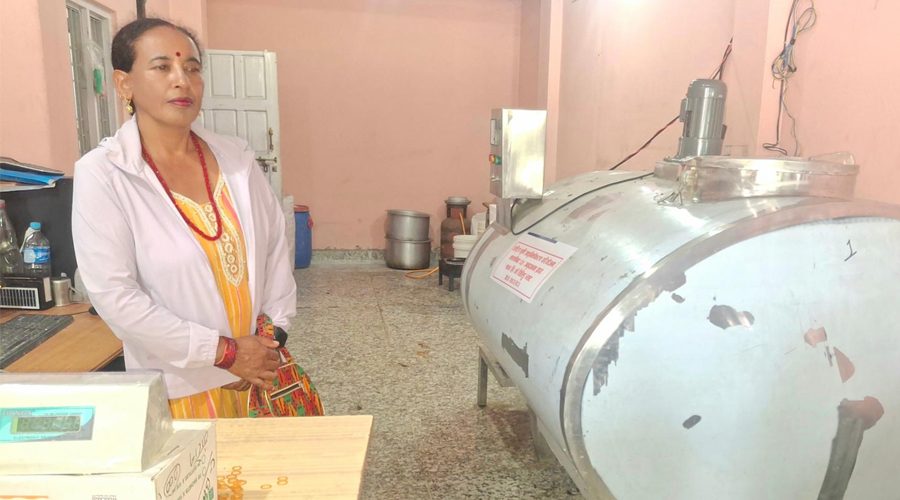 कृषकलाई अनुदानमा ‘दूध चिस्यान ट्याङ्की’ वितरण