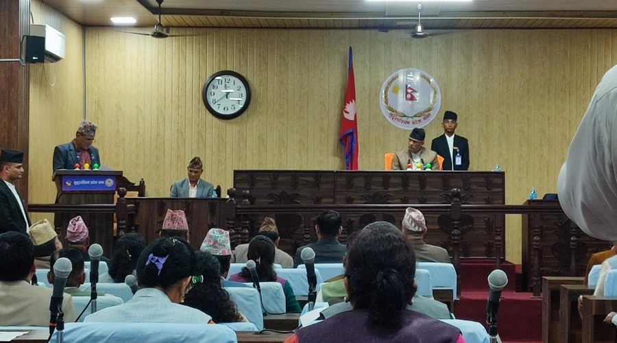 सुदूरपश्चिम प्रदेशसभामा आगामी आर्थिक वर्षको बजेट टेबल