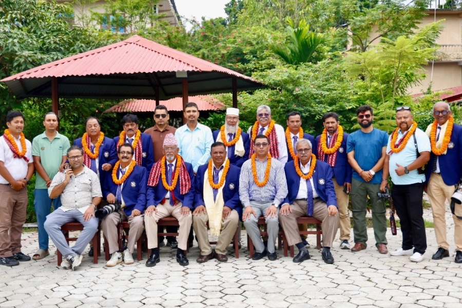 चितवनमा बङ्गलादेशी फोटो पत्रकार टोलीलाई स्वागत