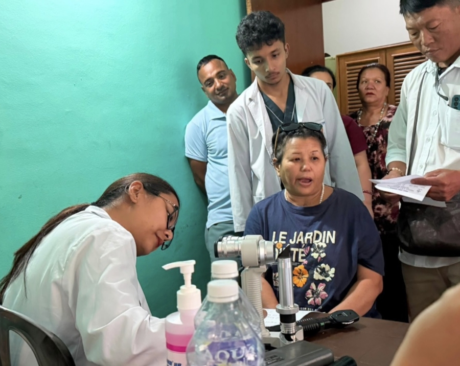 सुकेधारा स्थित ’एजिङ होम’मा निःशुल्क आँखा स्वास्थ्य शिविर सम्पन्न