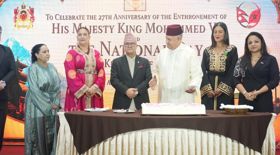 विभिन्न कार्यक्रम गरी मनाइयो मोरक्कोको राष्ट्रिय दिवस