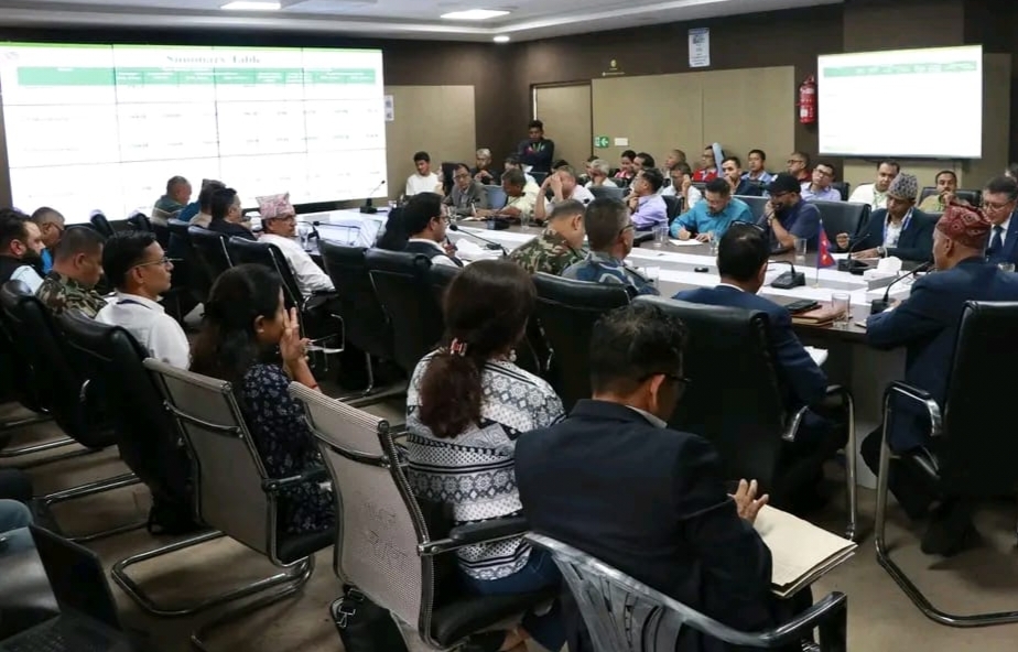 भोटेकोशी बाढीपछि पुनर्लाभ, पुनर्स्थापना र पुनर्निर्माणबारे NPDRR बैठकमा छलफल