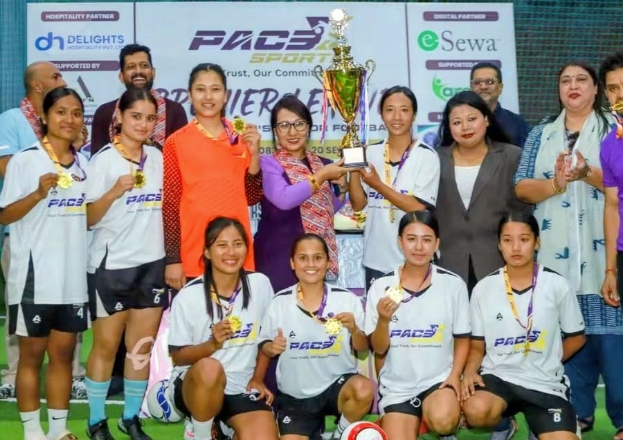 पेसएक्सले जित्यो ५ ‘ए’ साइड महिला फुटसलको उपाधि