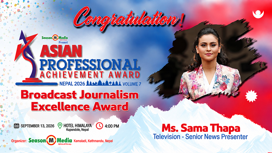 Sama Thapa: A Distinctive Voice in Nepali Television Journalism