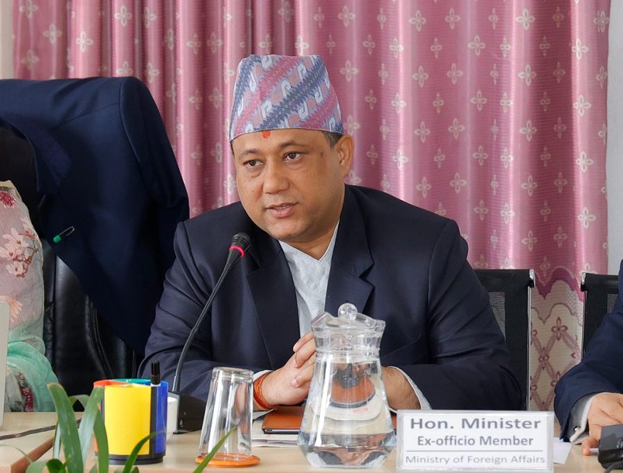 जलवायु न्याय र पुनर्निर्माणलाई प्राथमिकता दिँदै राष्ट्र सभाबाट फर्किए परराष्ट्रमन्त्री